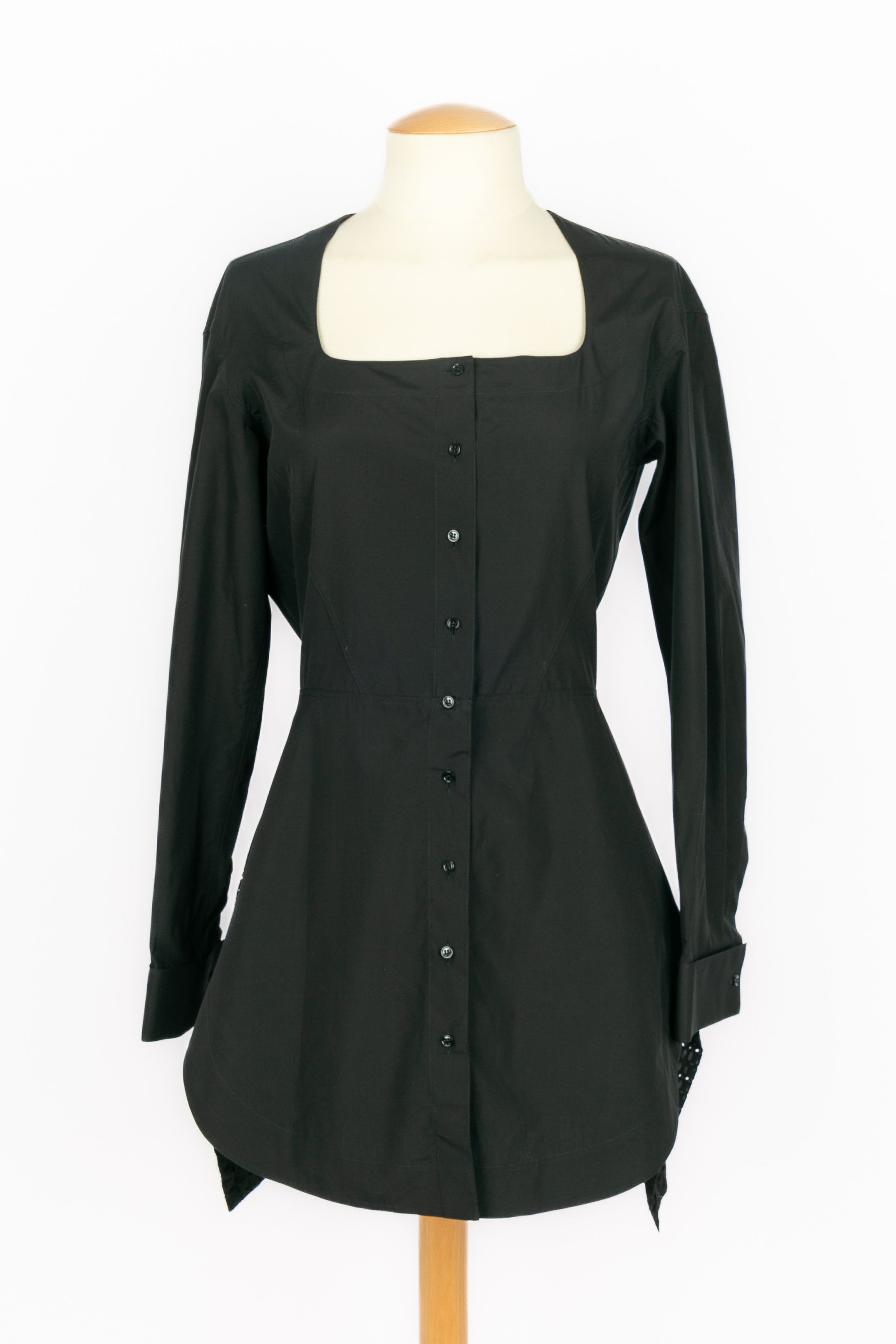 Chemise noire Alaïa