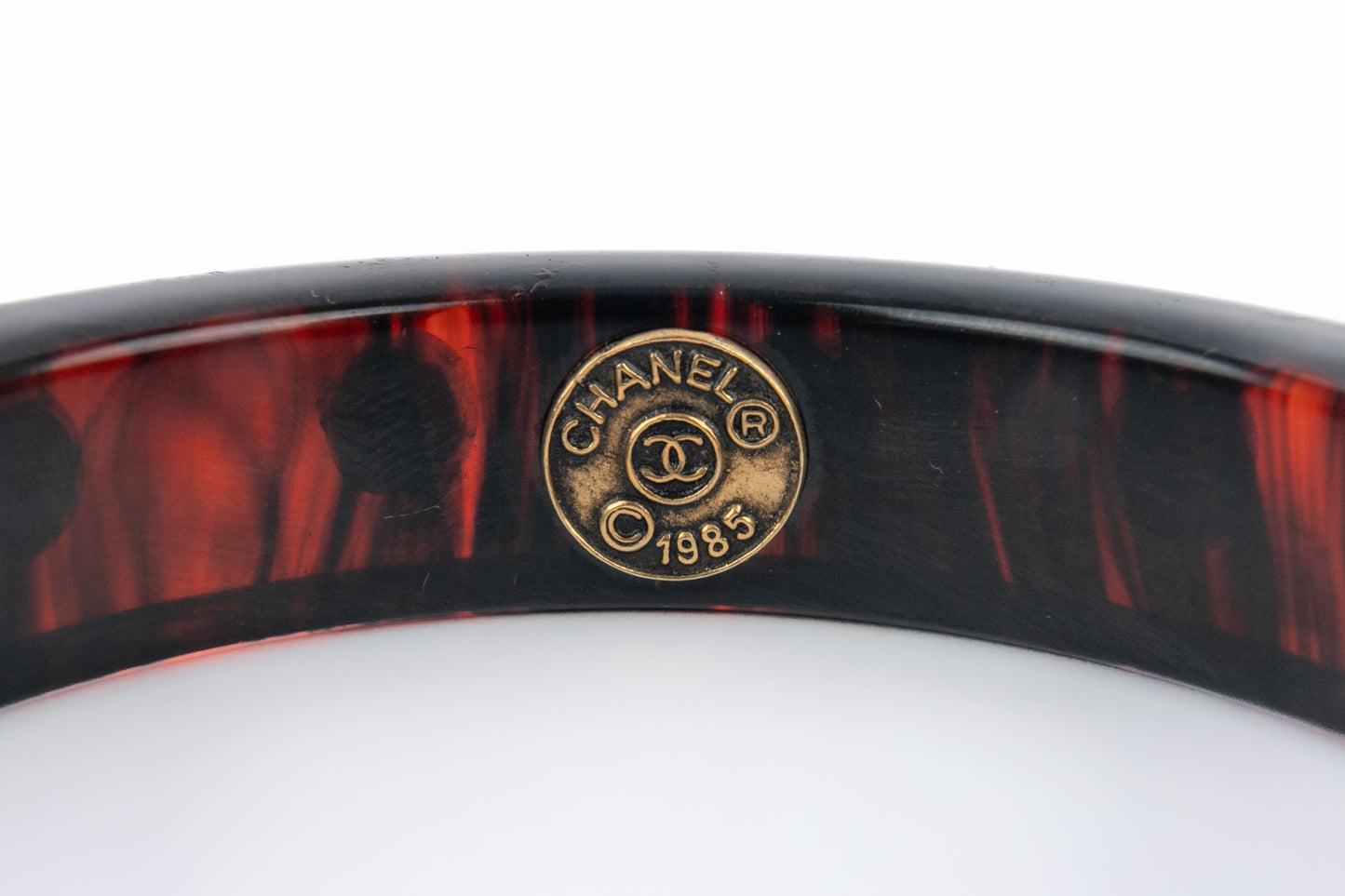 Bracelet en bakelite Chanel 1985