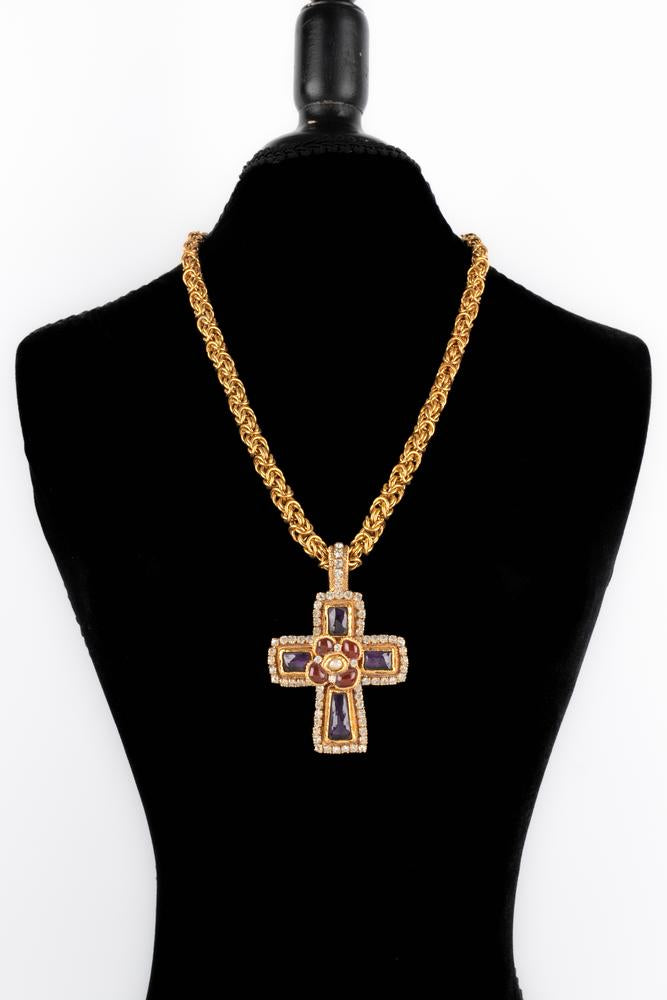 Collier "croix" Chanel Haute Couture