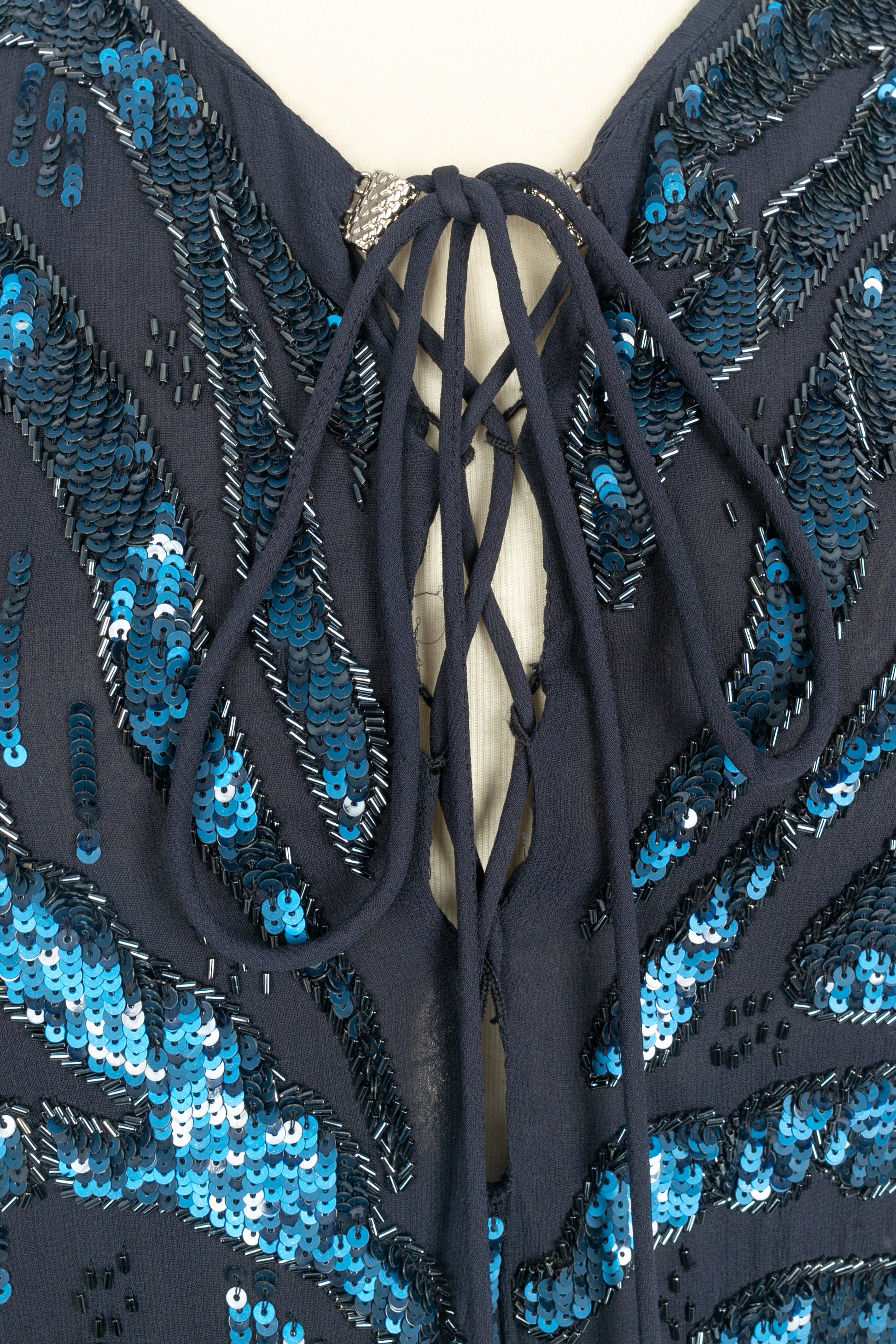 Robe perlées Roberto Cavalli