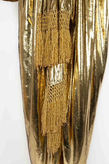 Robe dorée Guy Laroche Haute Couture