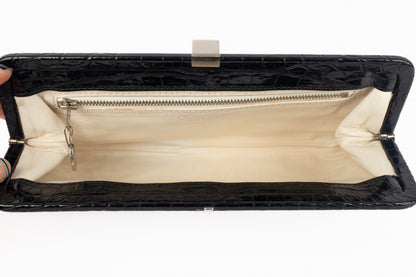 Pochette en crocodile Dior 