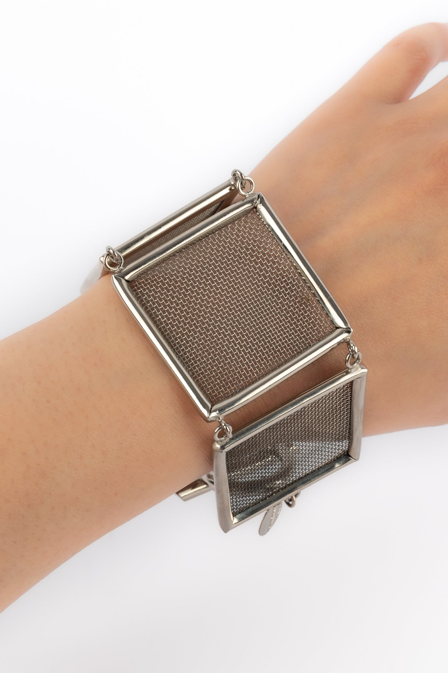 Bracelet argenté Paco Rabanne