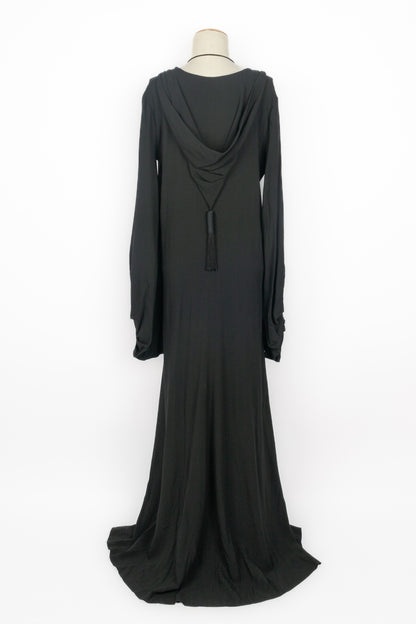 Longue robe à capuche Yves Saint Laurent