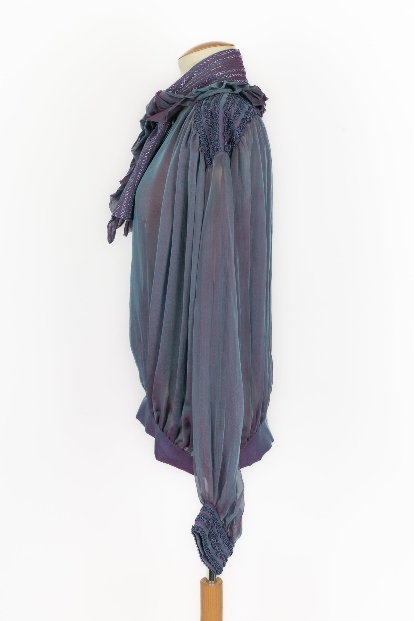 Chemisier et étole Christian Dior Hiver 1993