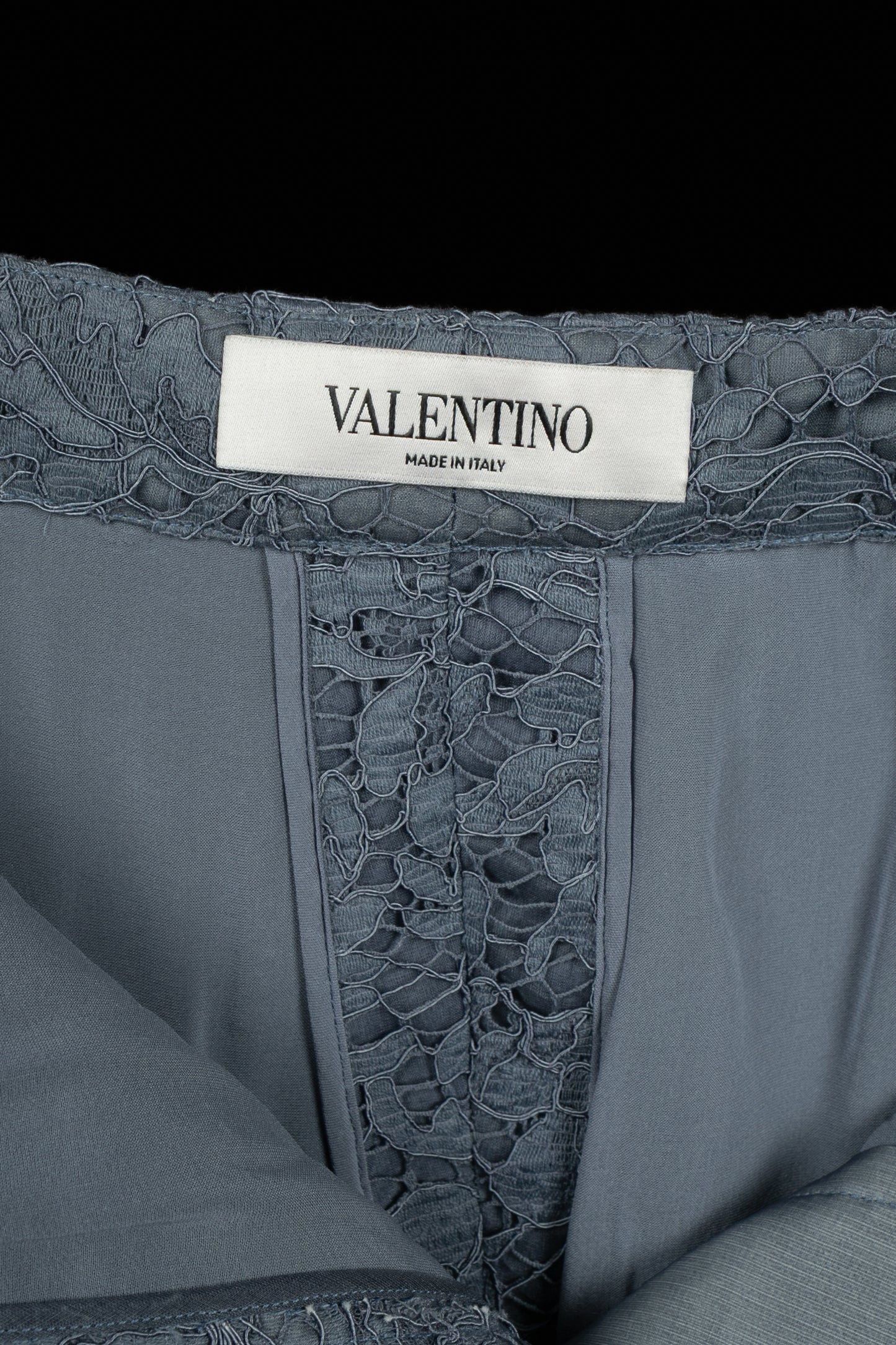 Short en dentelle bleue Valentino 