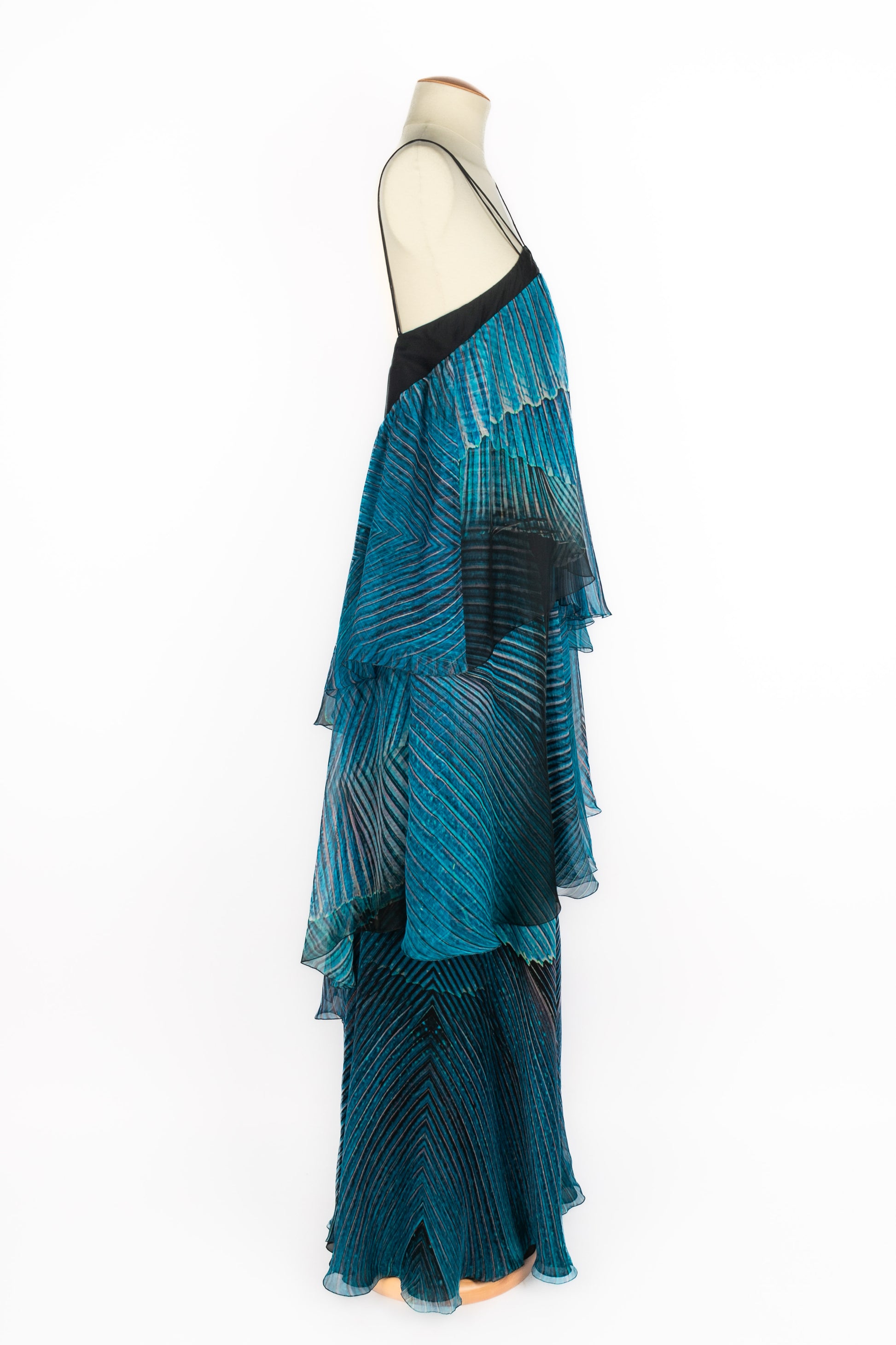 Robe en soie Cavalli