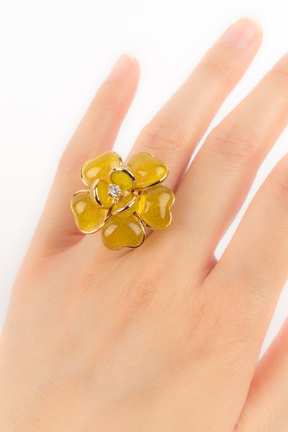 Bague jaune Augustine 