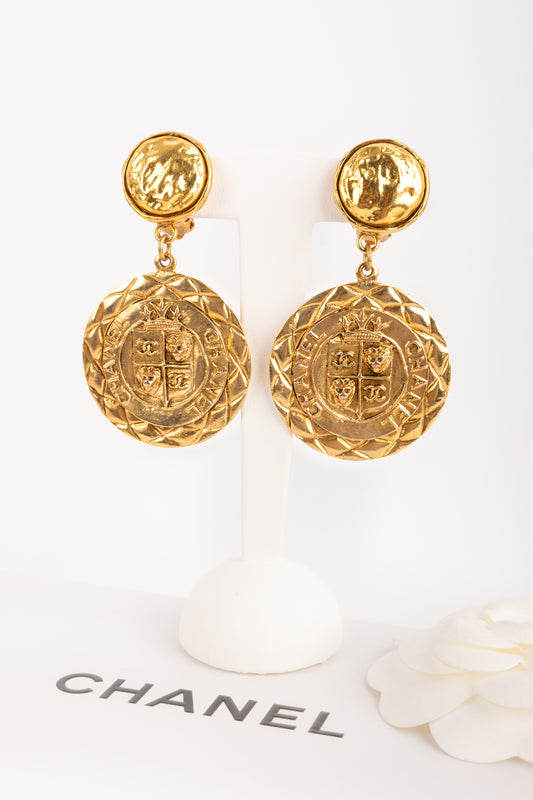 Boucles d'oreilles Chanel 1980's