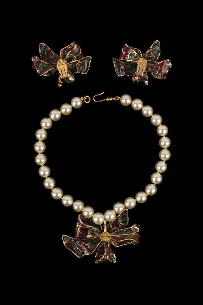 Parure "Noeud" Chanel 1980's