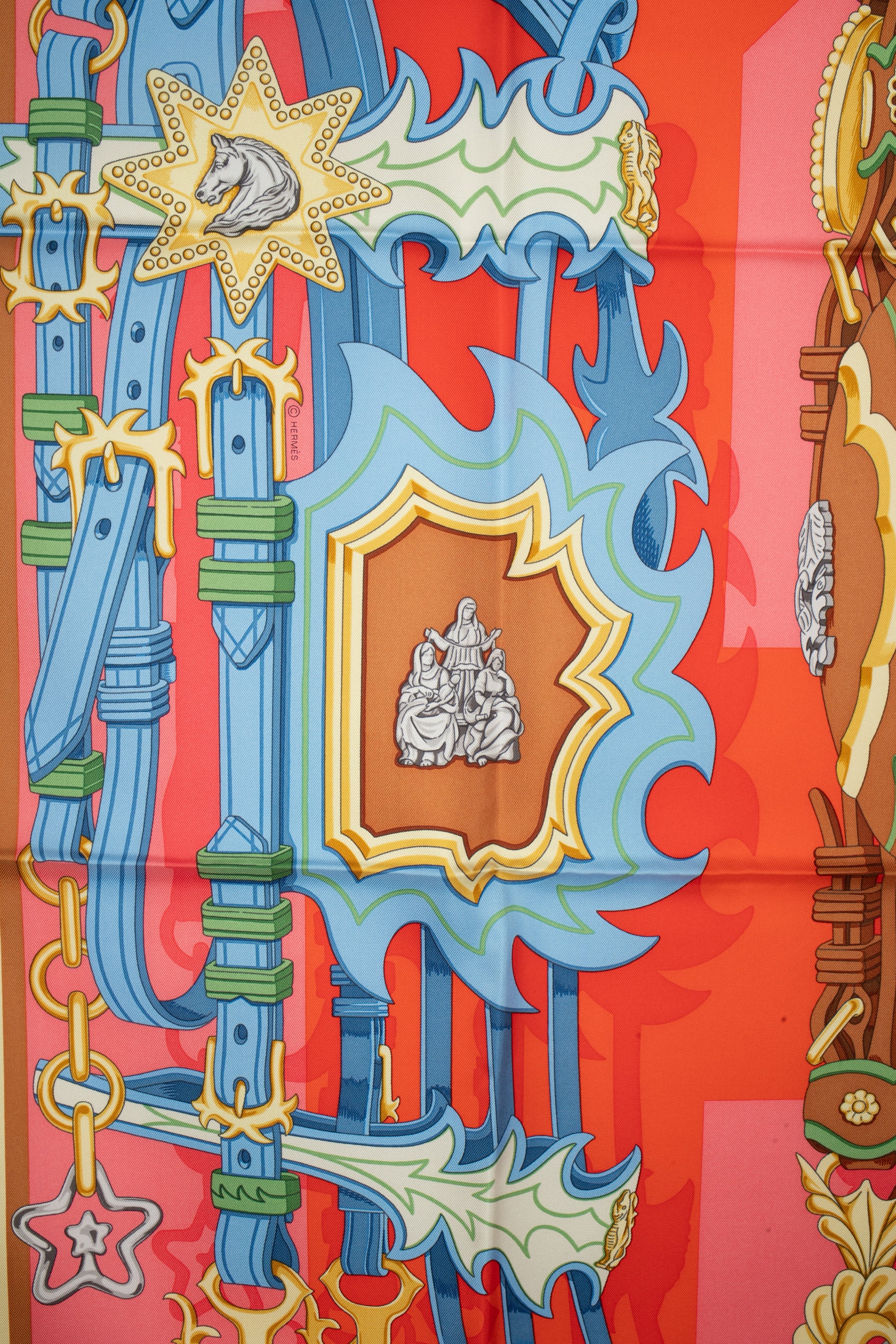 Foulard / Carré "Brides et Destin" Hermès