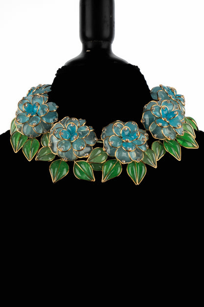 Collier fleurs Augustine