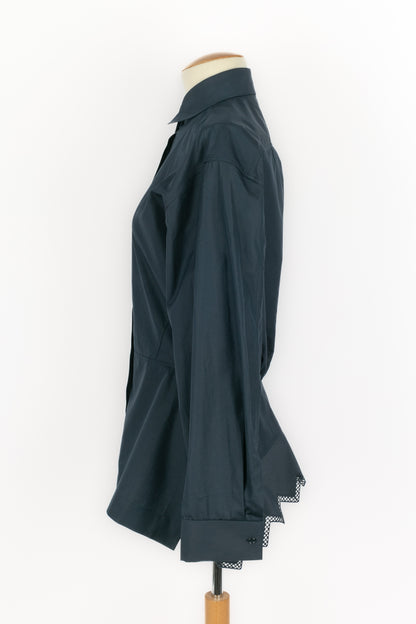 Chemisier bleu Alaïa 