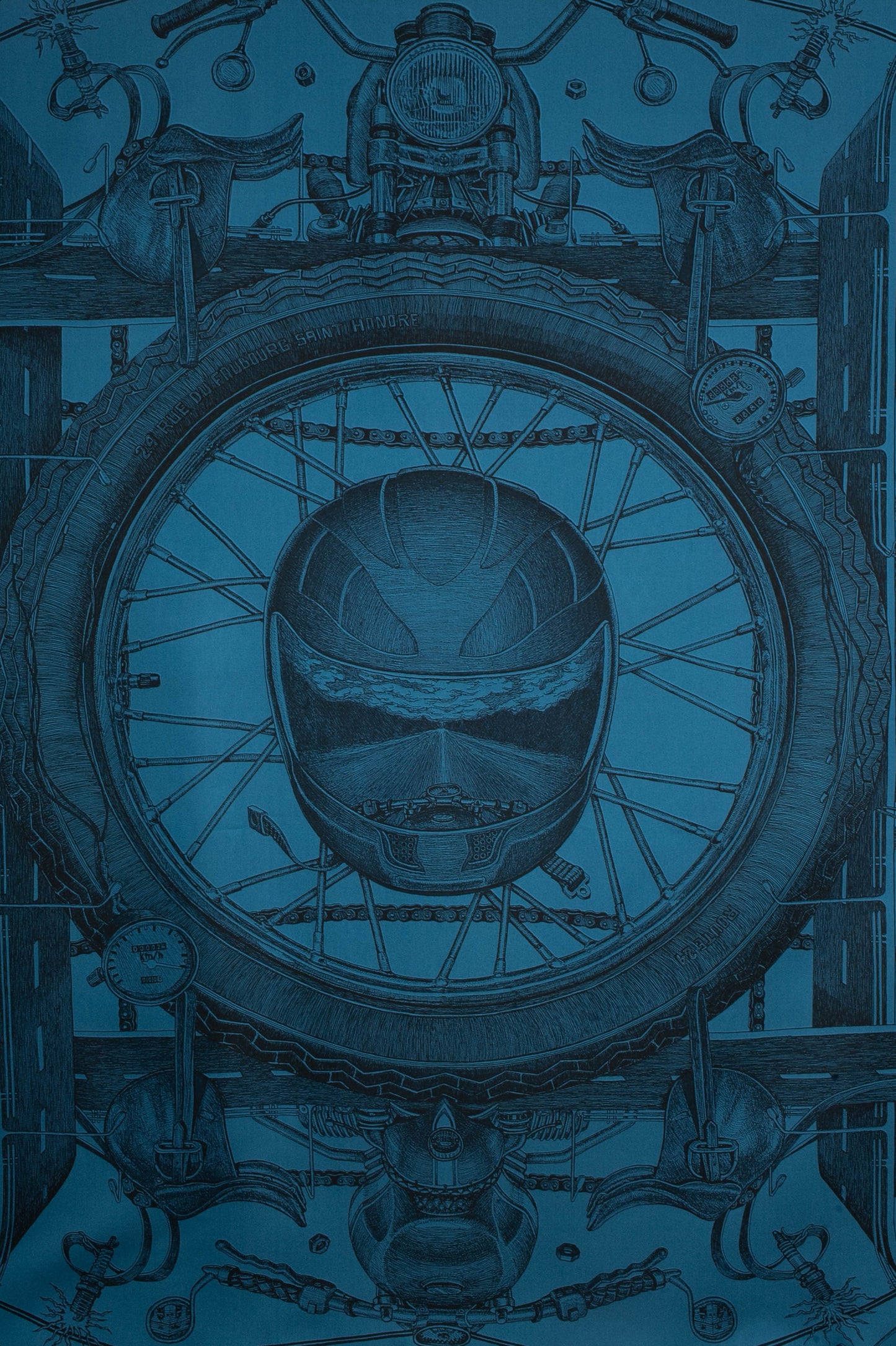 Foulard / Carré "Route 24" Hermès