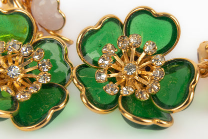 Boucles d'oreilles fleurs Augustine