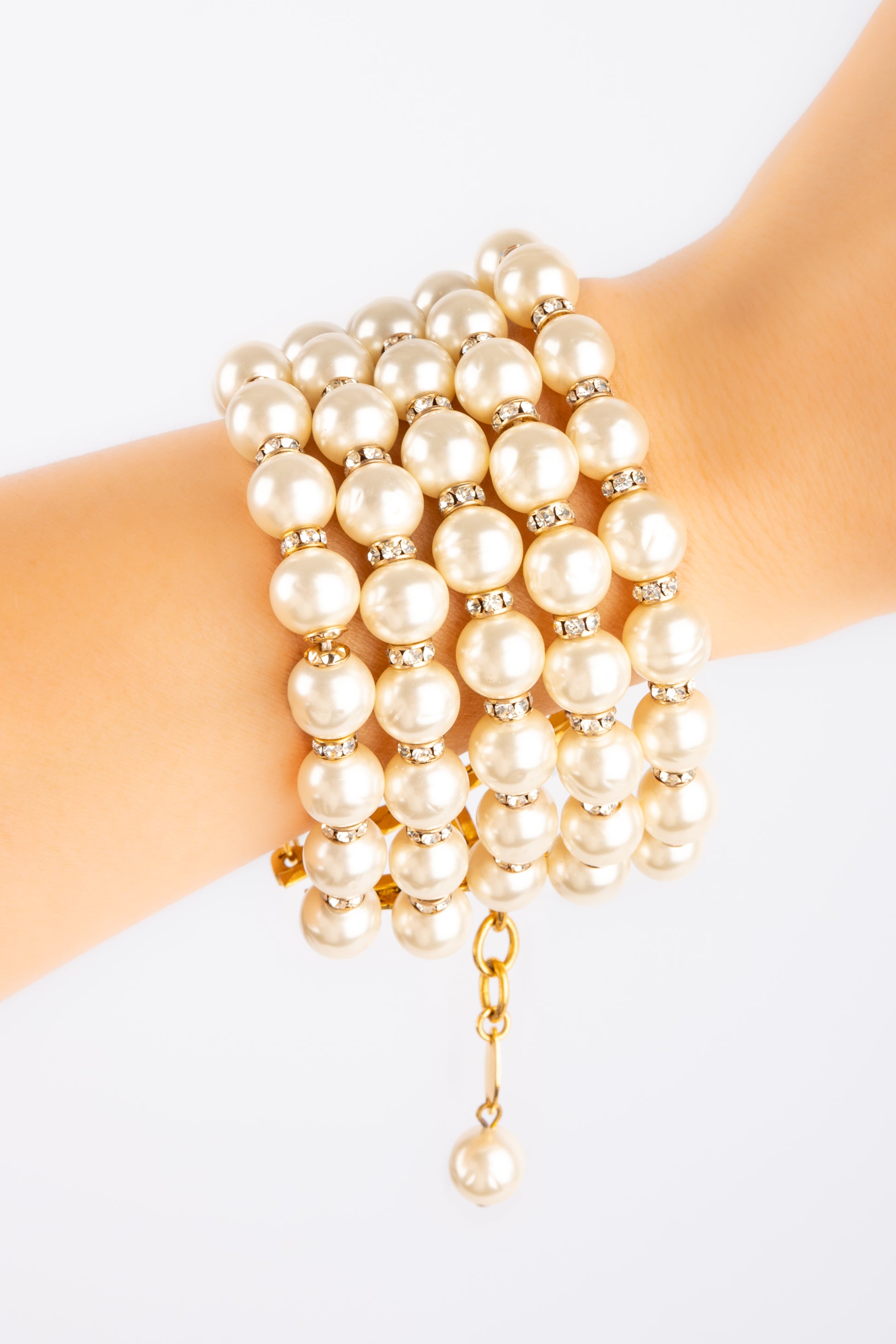 Chanel pearl bracelet