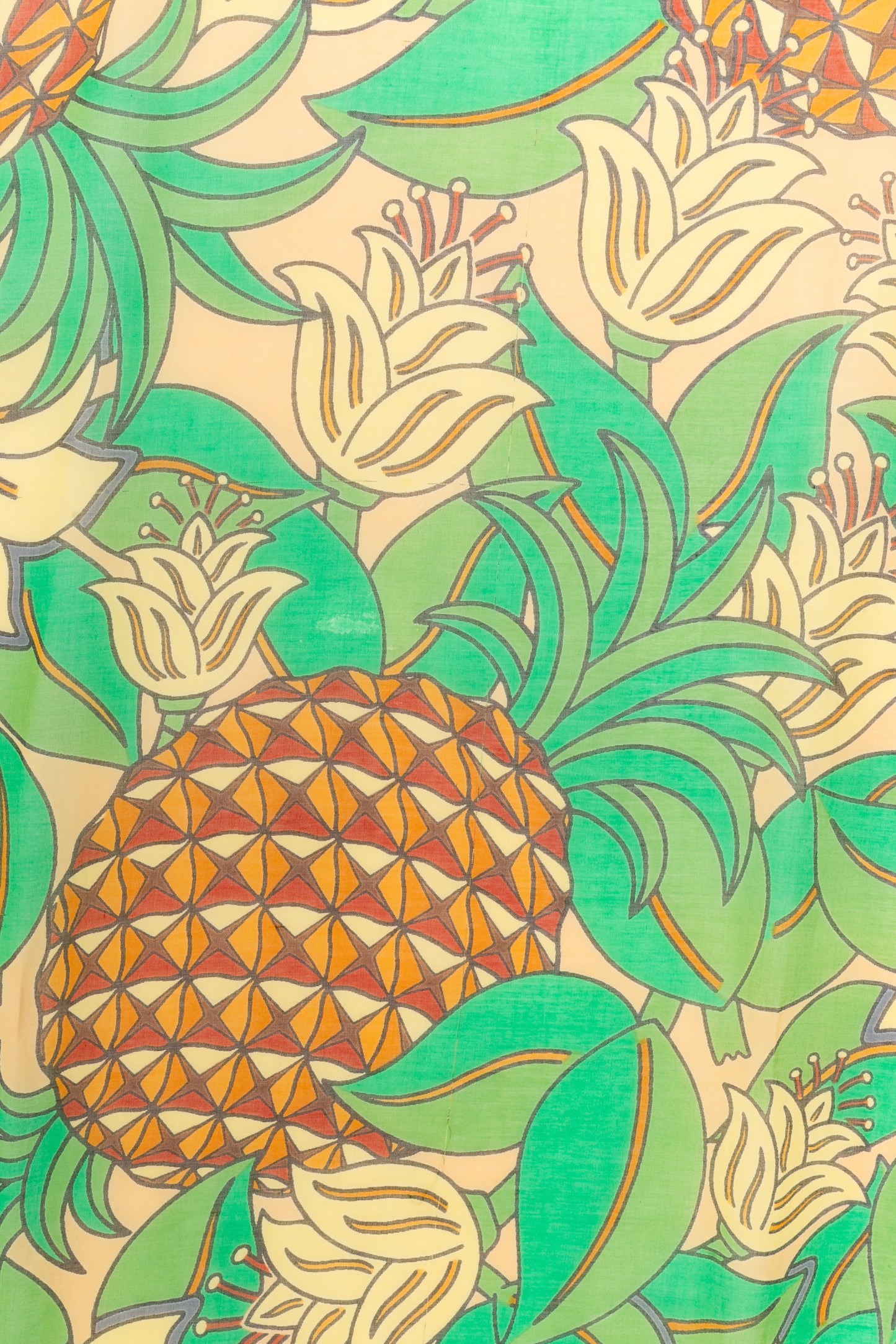 Paréo / écharpe "Ananas" Hermès 