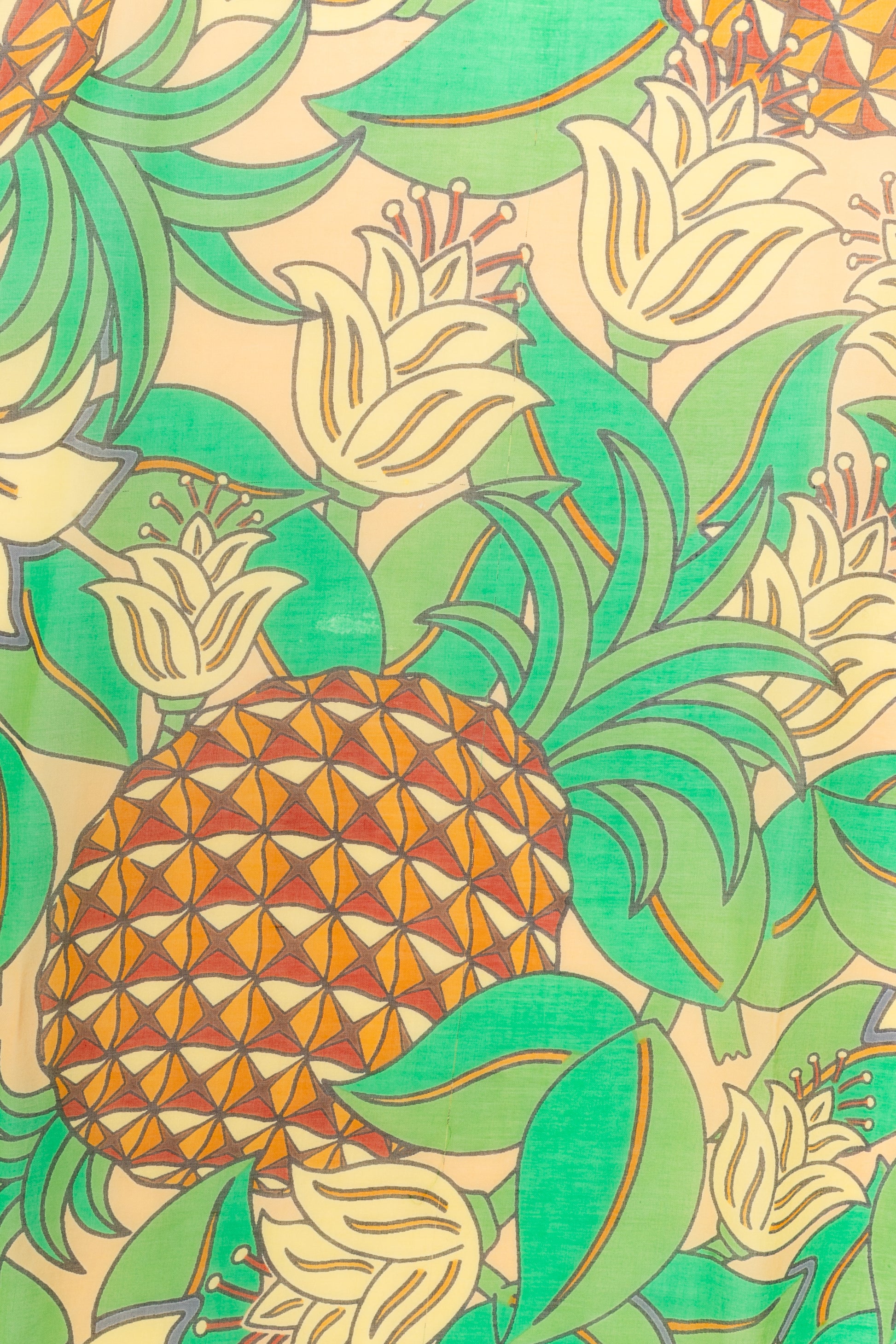 Paréo / écharpe "Ananas" Hermès 