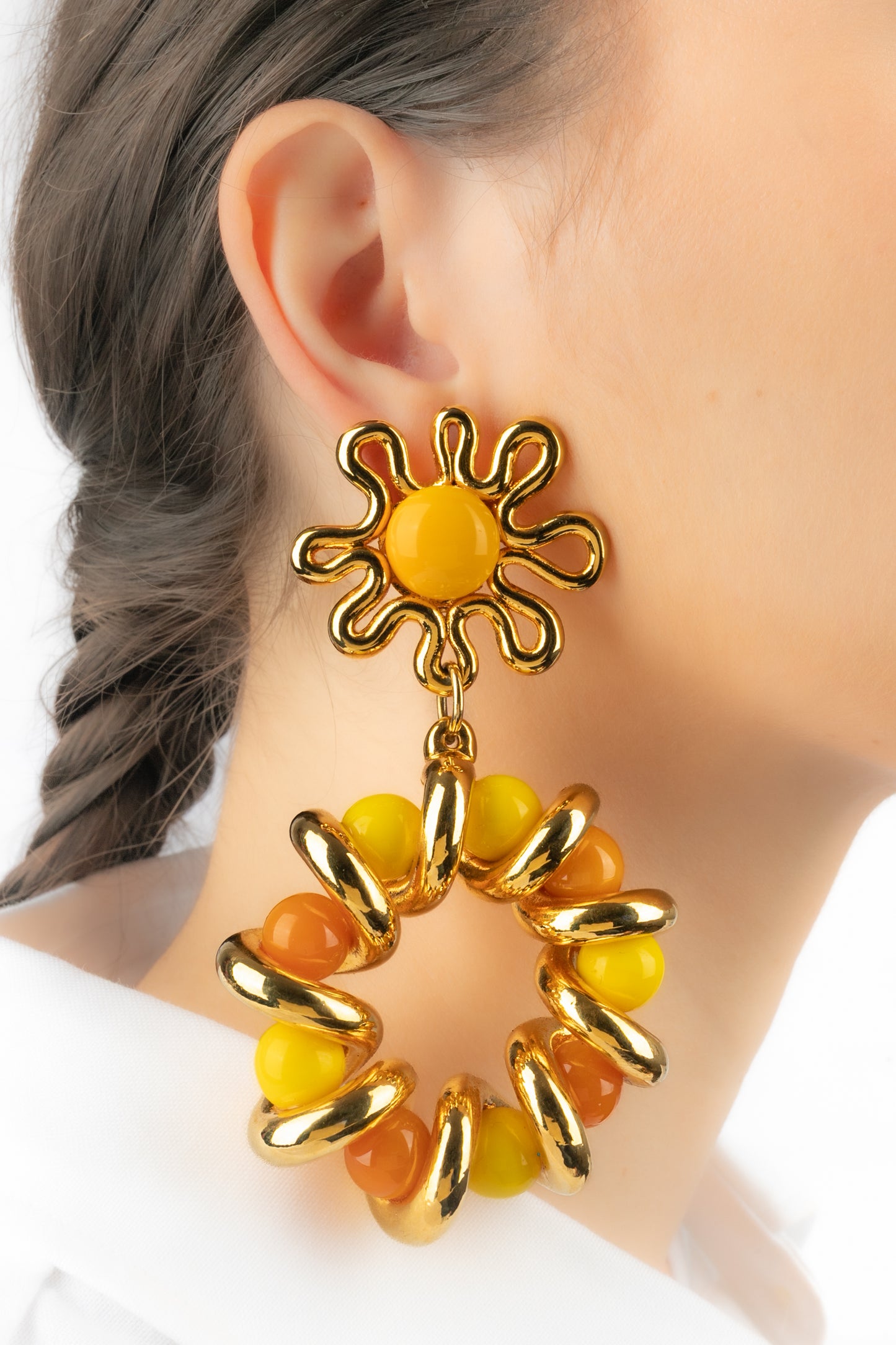 Boucles d'oreilles Chanel Eté 1991