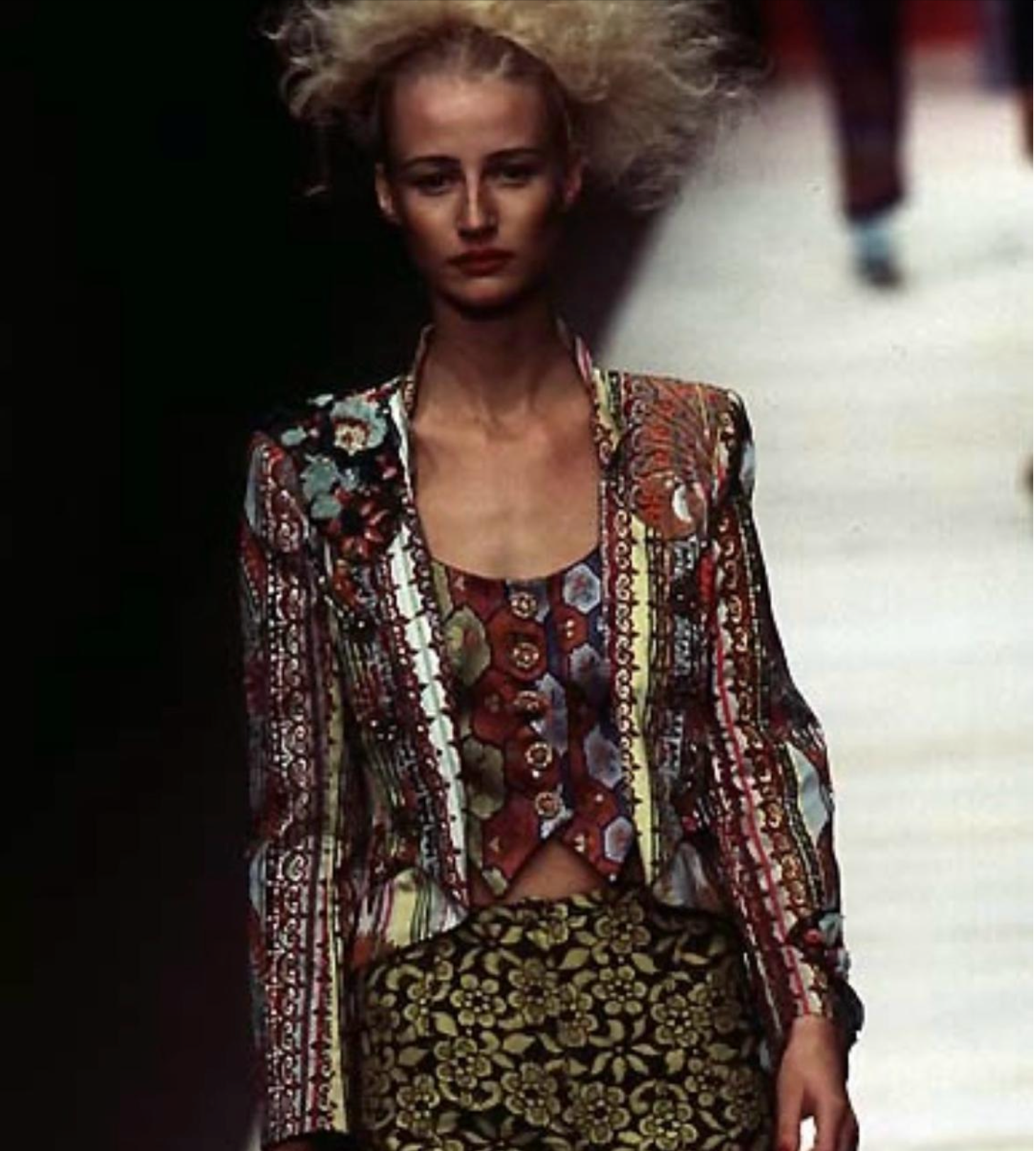 Veste Christian Lacroix Printemps 1997