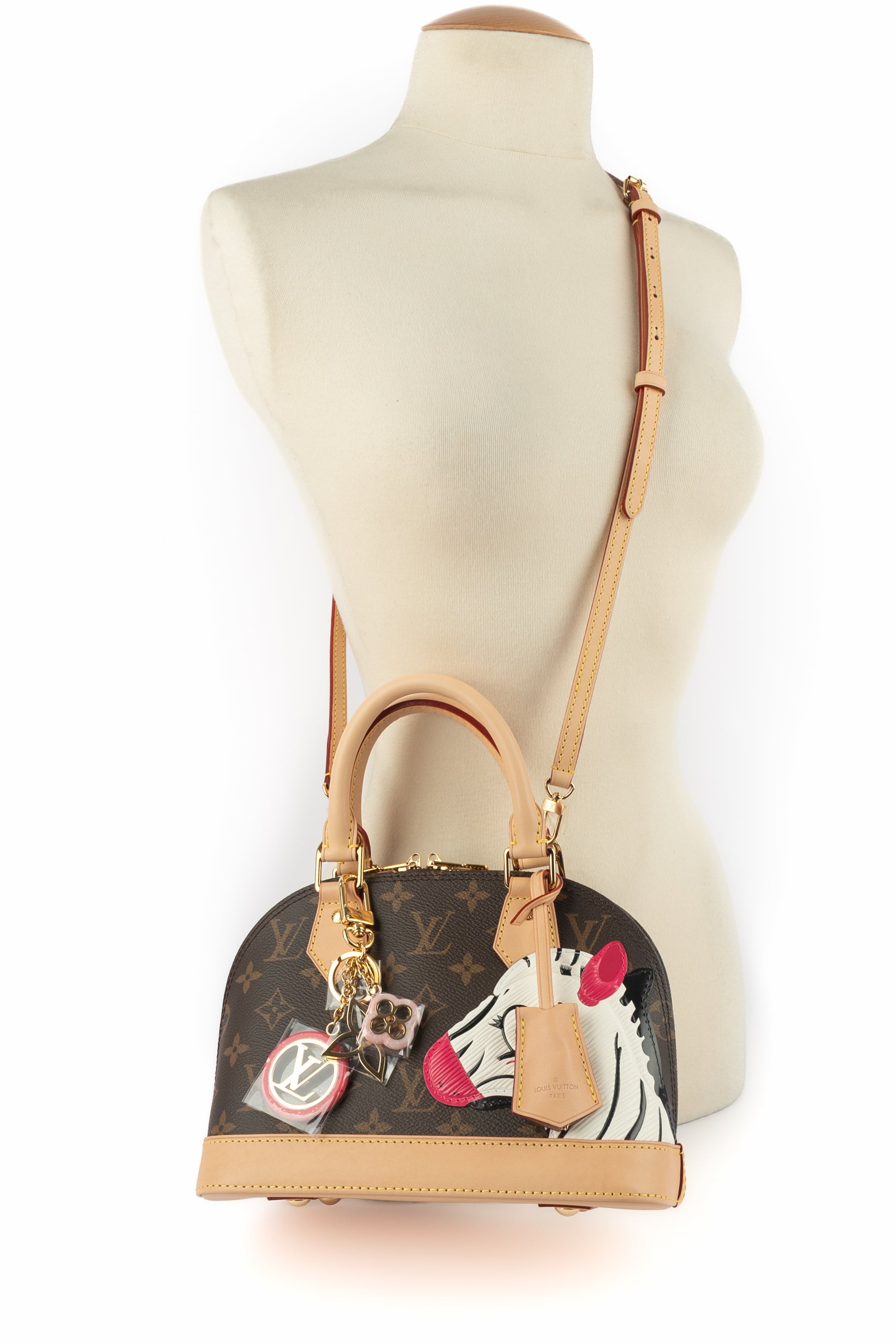 Sac "Alma BB" Louis Vuitton X Sun Yitian année 2024