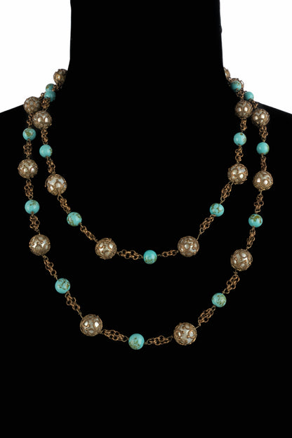 Collier sautoir Chanel époque Coco