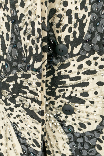 Ensemble en soie Hanae Mori Haute Couture 1985's