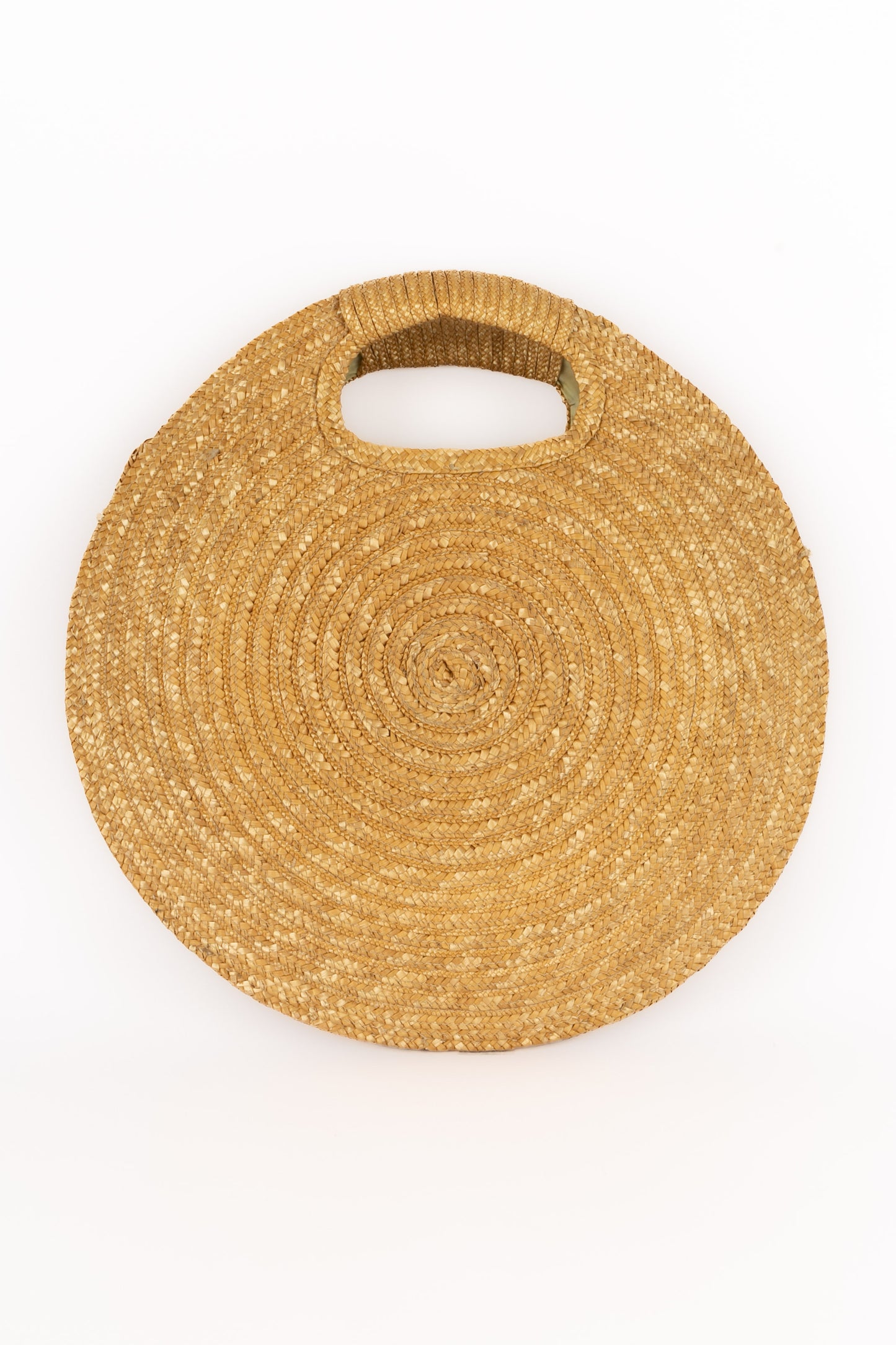 Sac rond en paille 