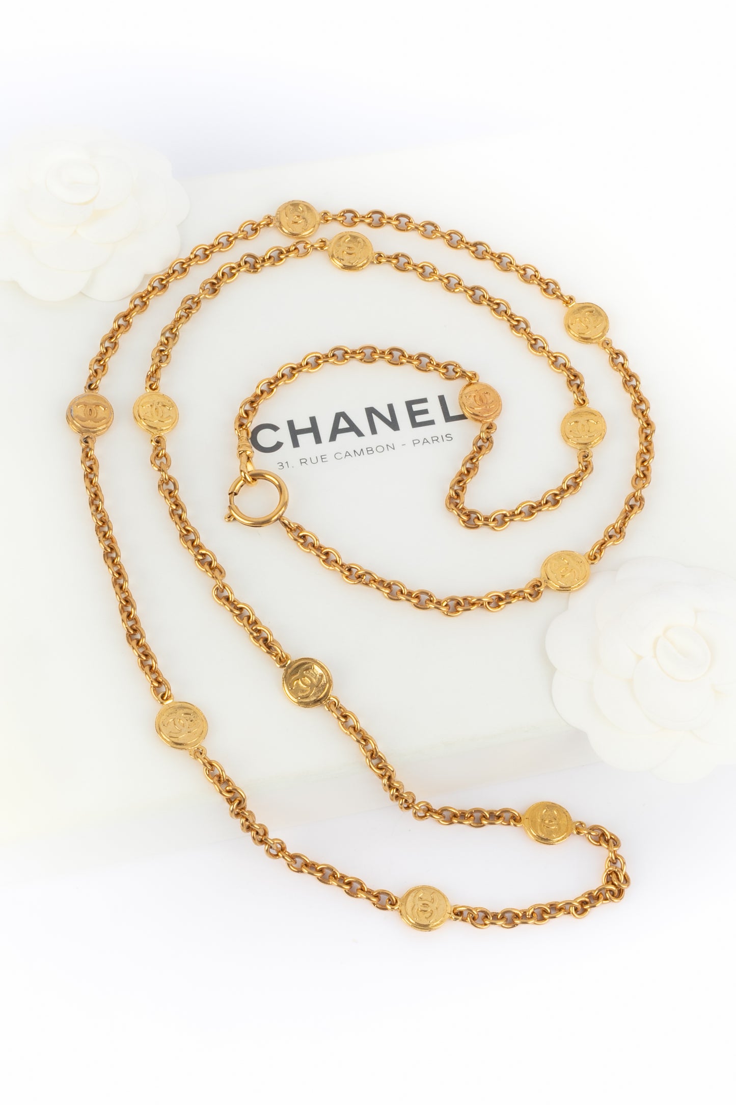 Collier cc Chanel 1985-1990