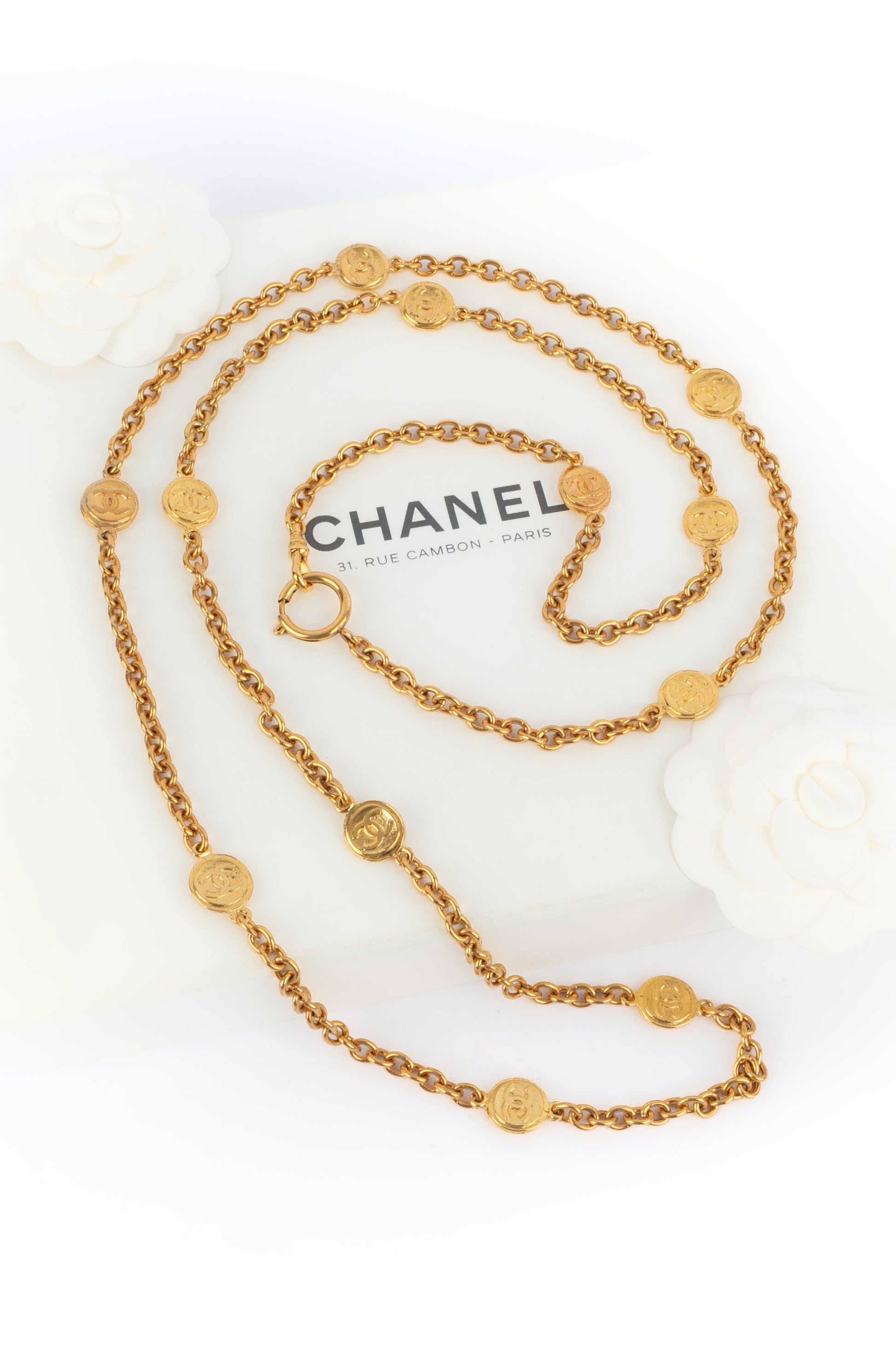 Collier cc Chanel 1985-1990