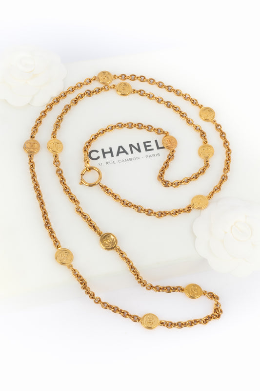 Collier cc Chanel 1985-1990