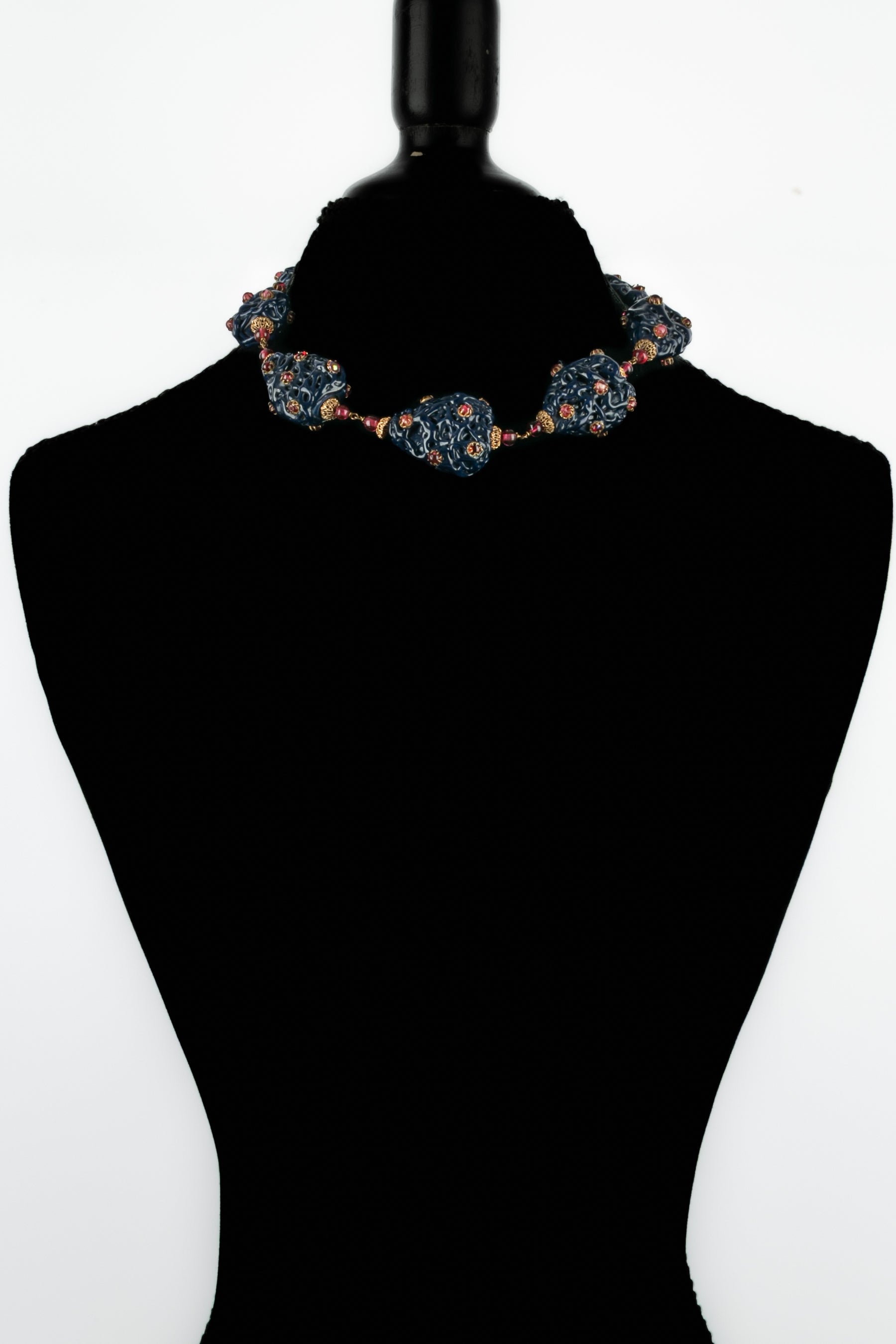 Collier Givenchy par la maison Gripoix 1960
