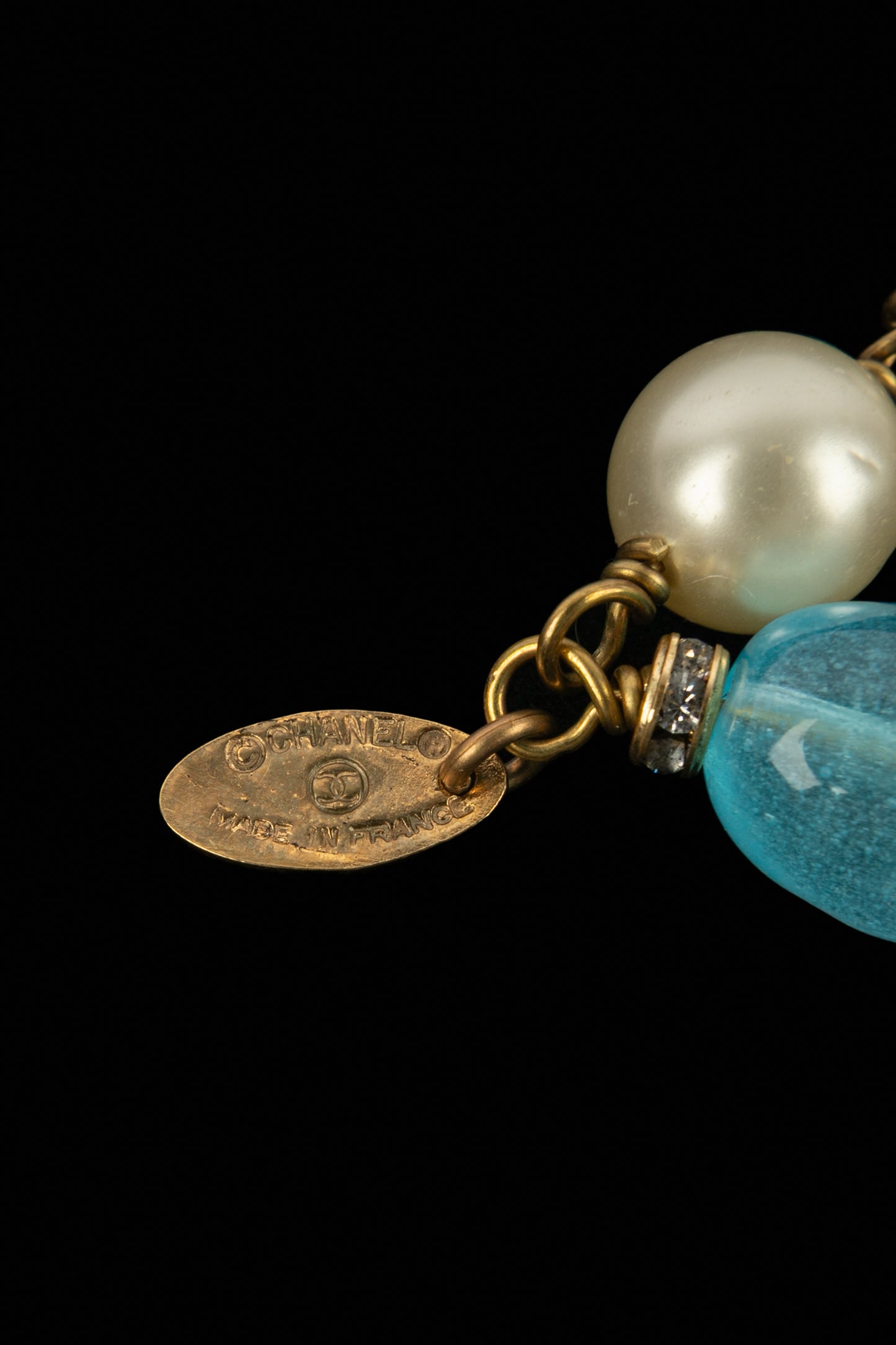 Collier de perles Chanel 1980's