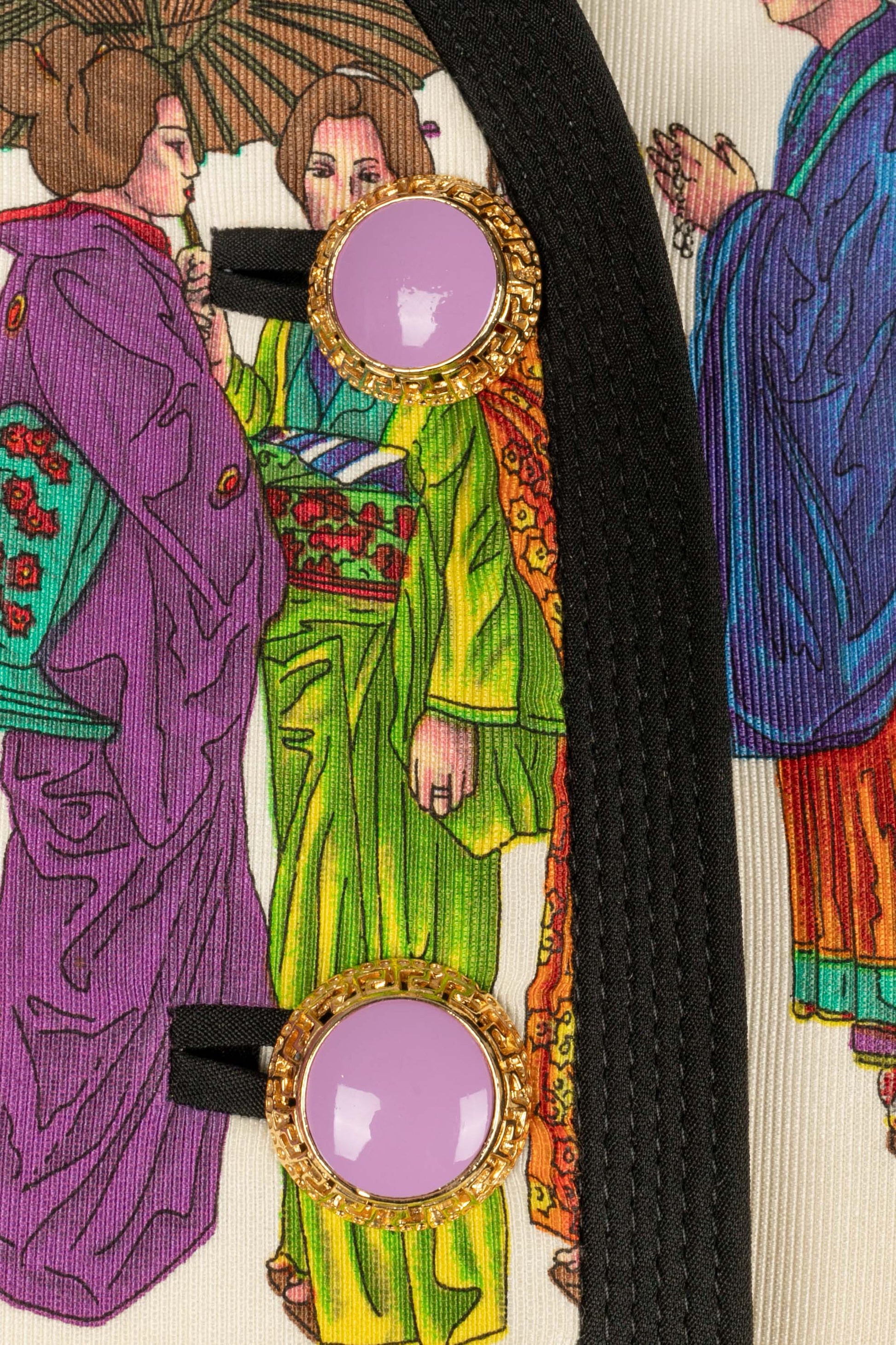 Veste imprimée Versace