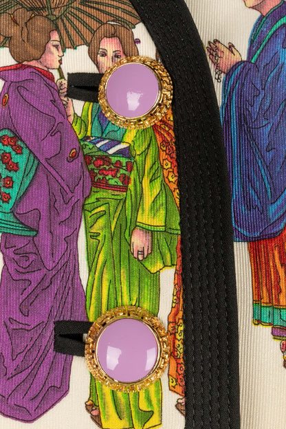 Veste imprimée Versace