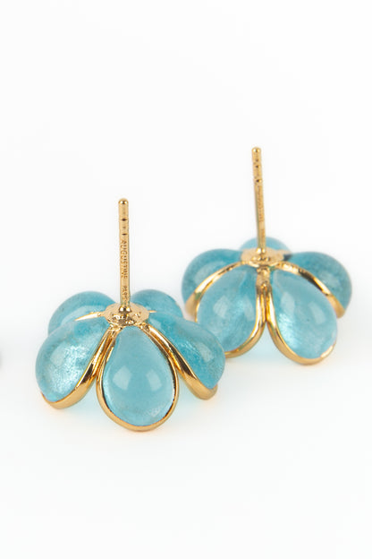 Boucles d'oreilles fleurs Augustine