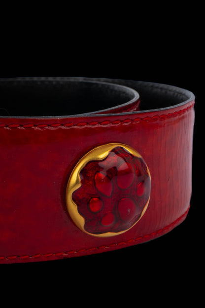 Ceinture en cuir Escada 1990's