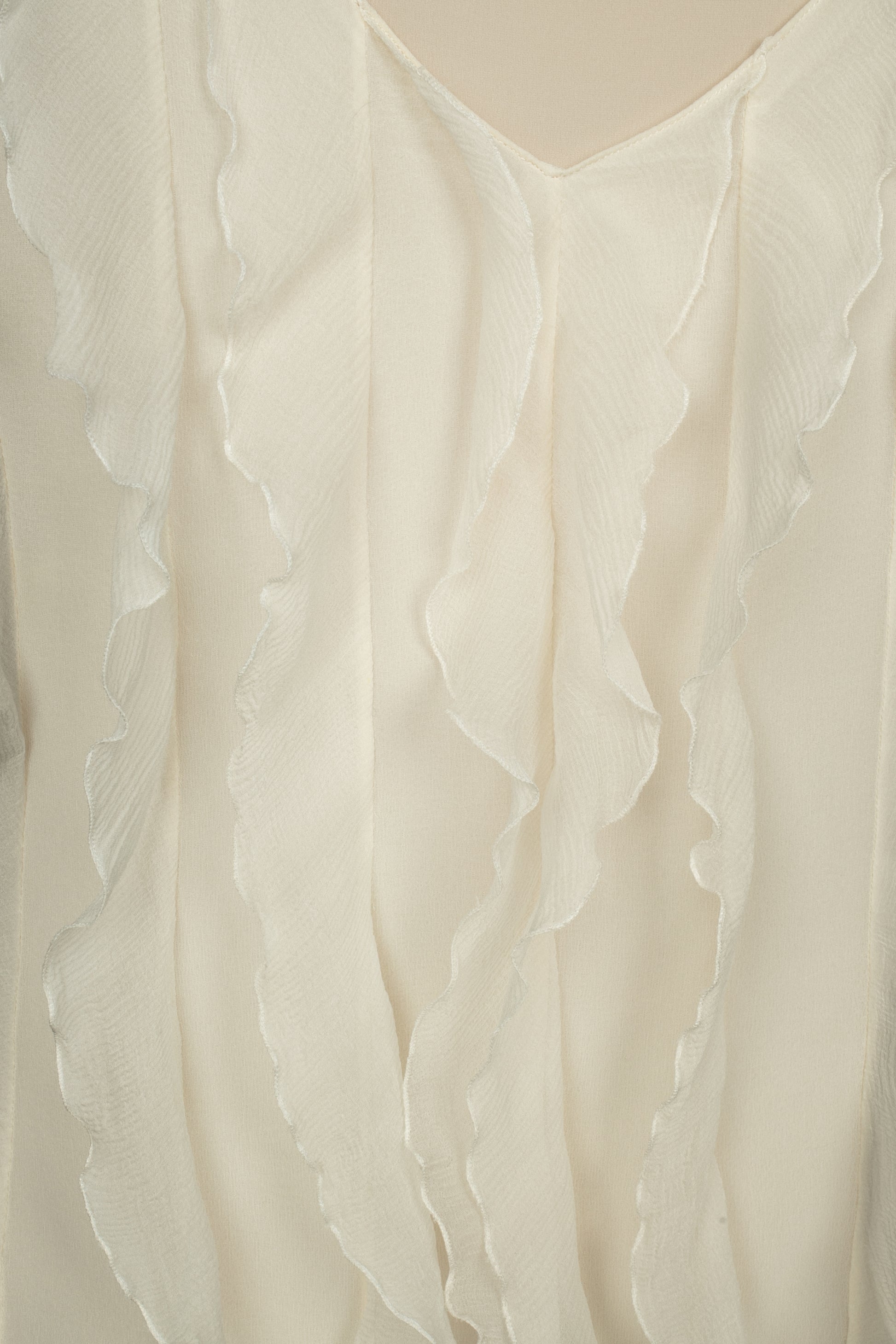 Top Christian Dior à volants