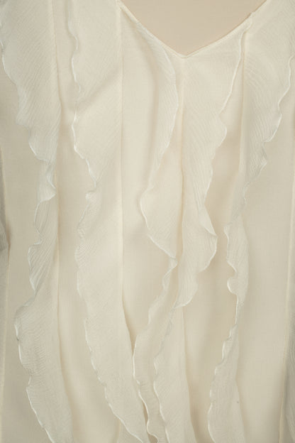 Top Christian Dior à volants