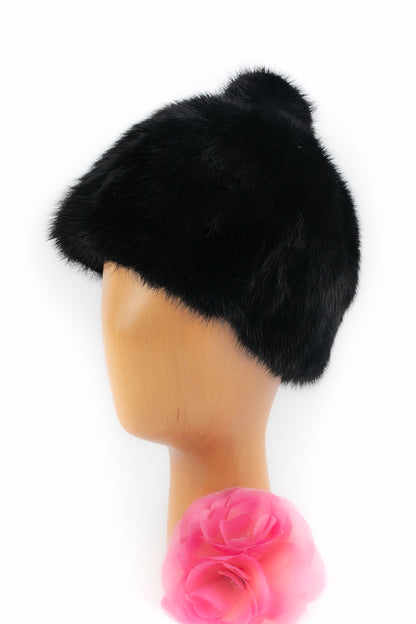 Chapeau vintage en fourrure Colette