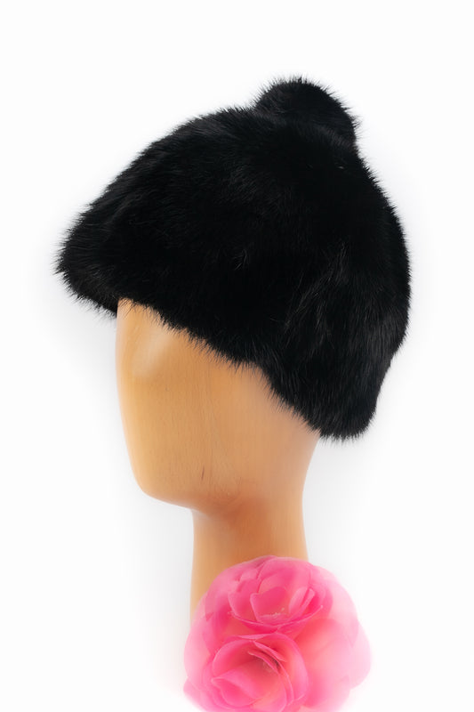 Chapeau vintage en fourrure Colette