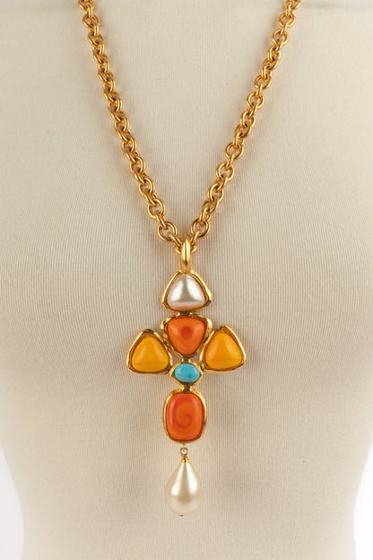 Collier pendentif Chanel Printemps 1993