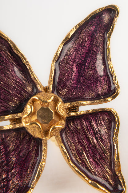 Boucles d'oreilles papillon Yves Saint Laurent