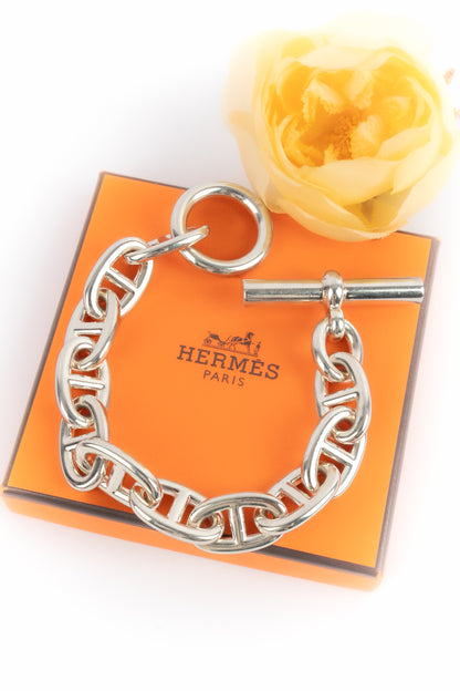 Bracelet "Chaîne d'ancre" Hermès grand modèle