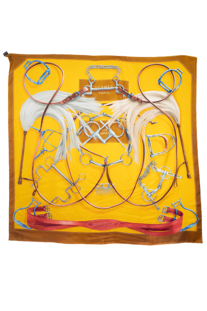 Foulard / Carré "Projets carrés au crayon" Hermès