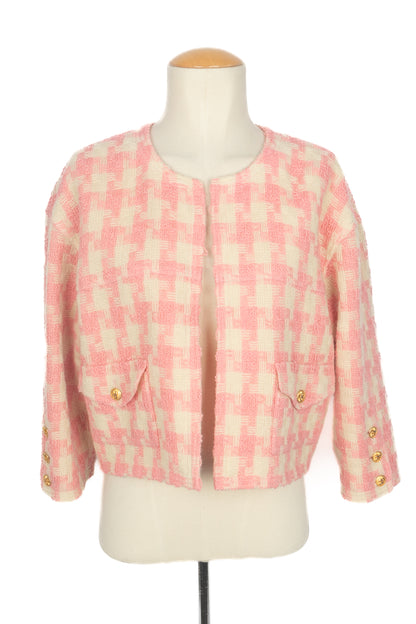 Tailleur rose Chanel 1990's