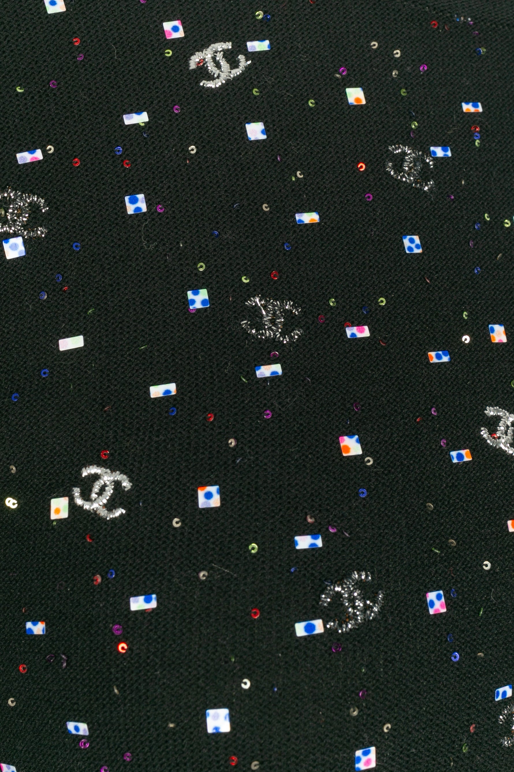 Top à paillettes Chanel