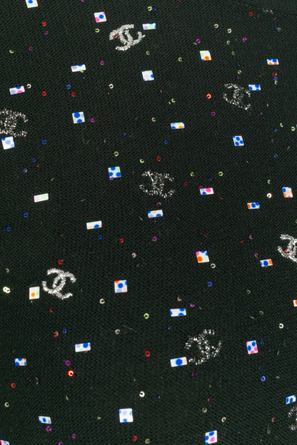 Top à paillettes Chanel