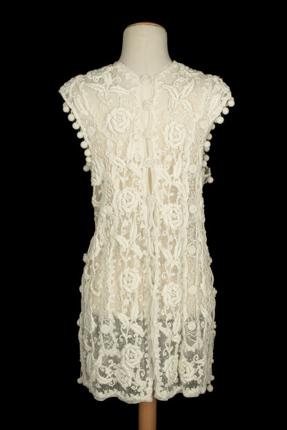 Gilet ancien en crochet