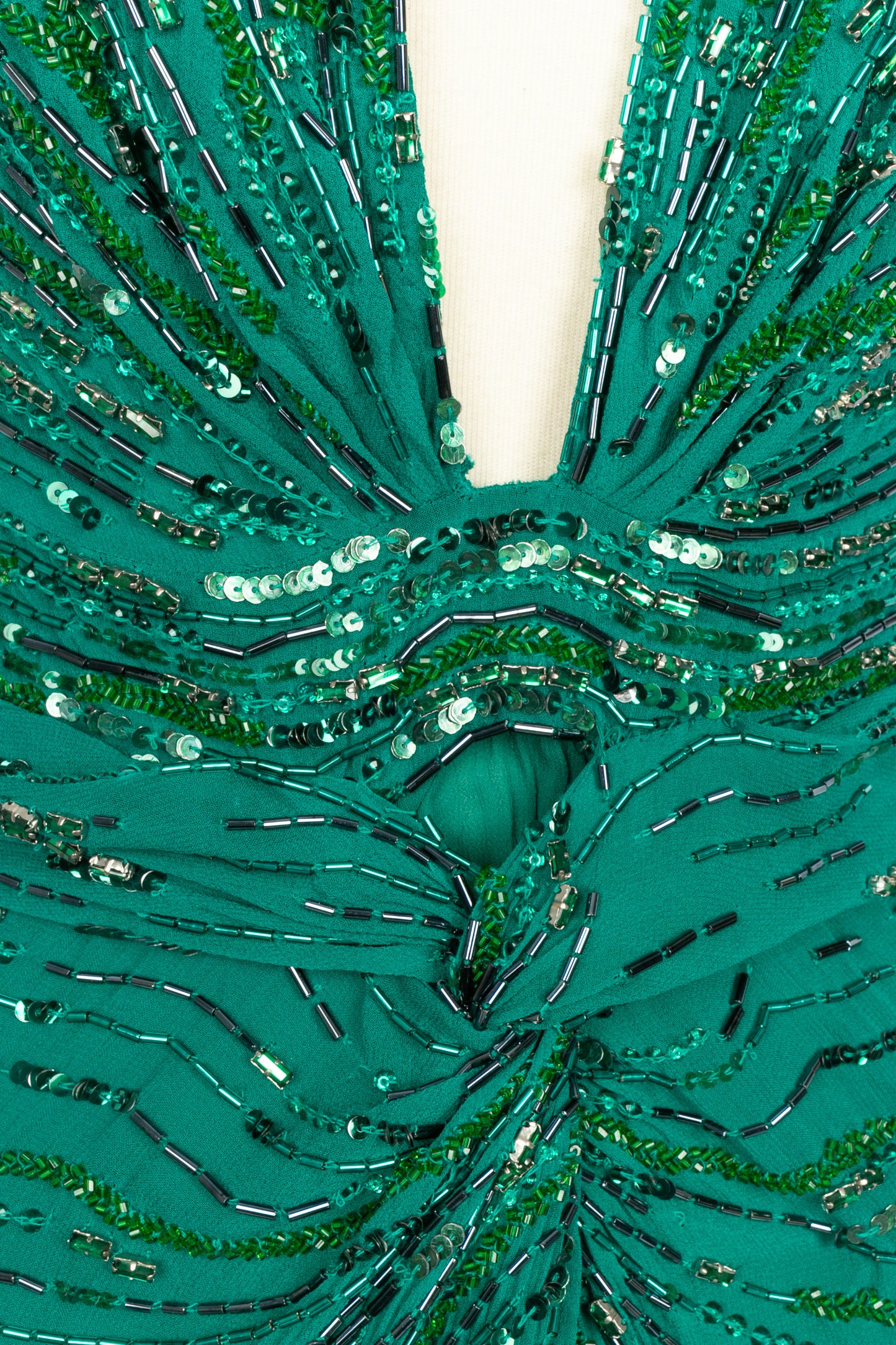 Robe en soie perlée Roberto Cavalli